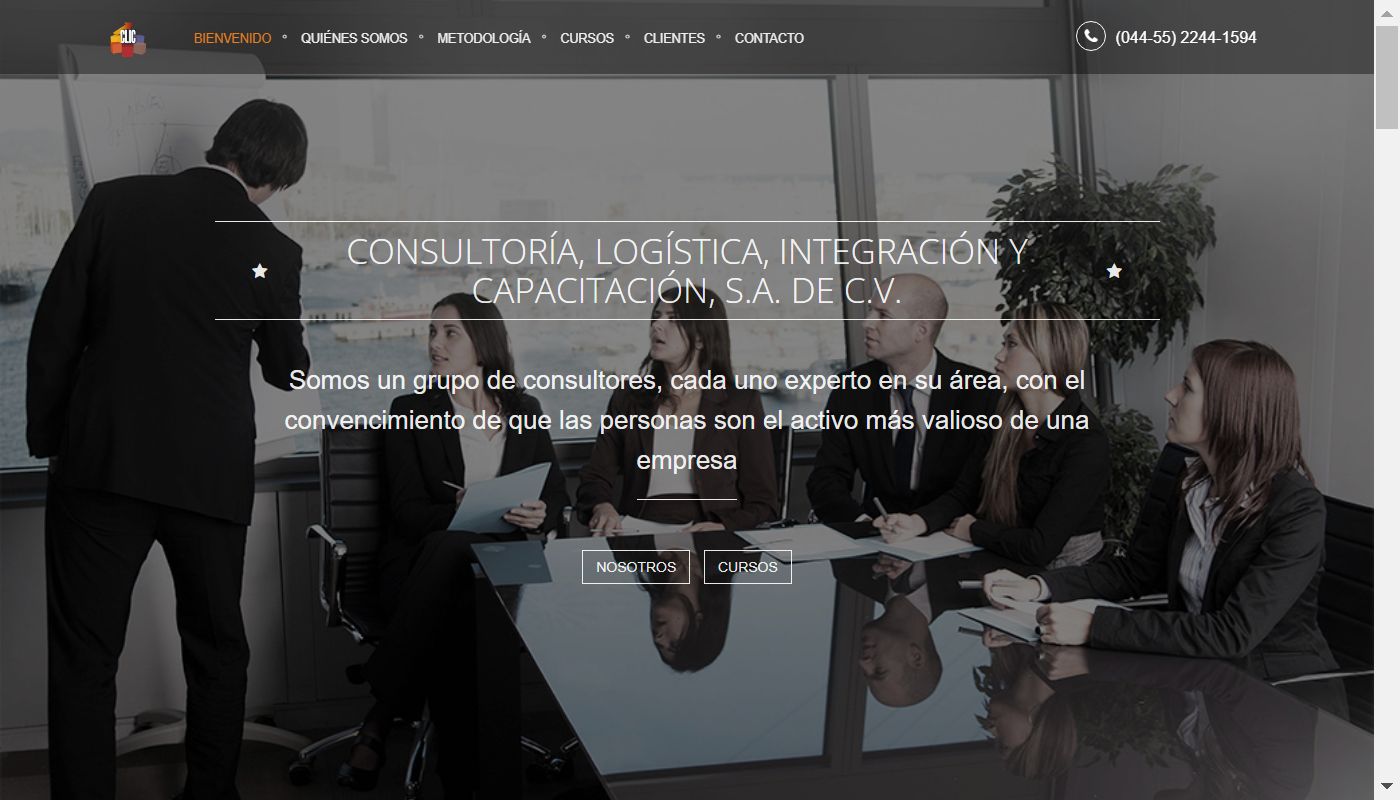 Screenshot de Consultoría, Logística, Integración y Capacitación